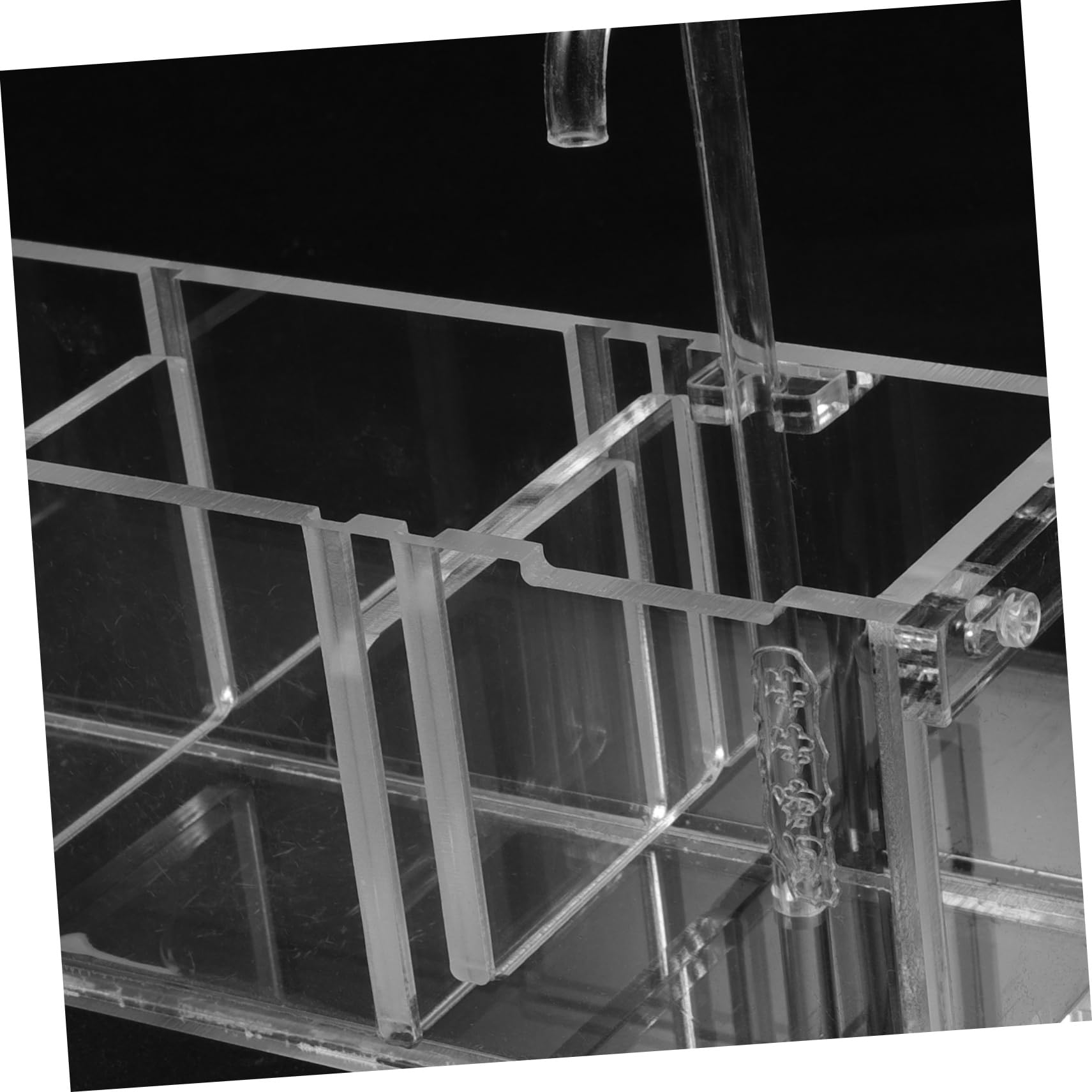 Yardwe Kasten Filter Für Fischbecken Panzer Spender Bausatz Fisch Tank Rack Nachfüllung Schwämme Kühler Für Aquarien Filterboxen Für Aquarien Filterschaumfilter Würfel Acryl Transparent