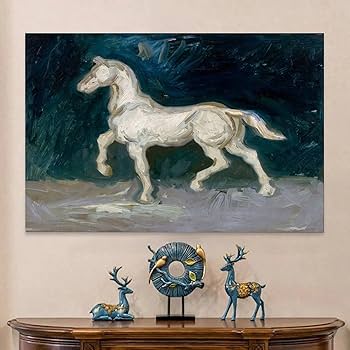 Amazon.co.jp: フィンセント・ファン・ゴッホ 1886年作「馬」絵画