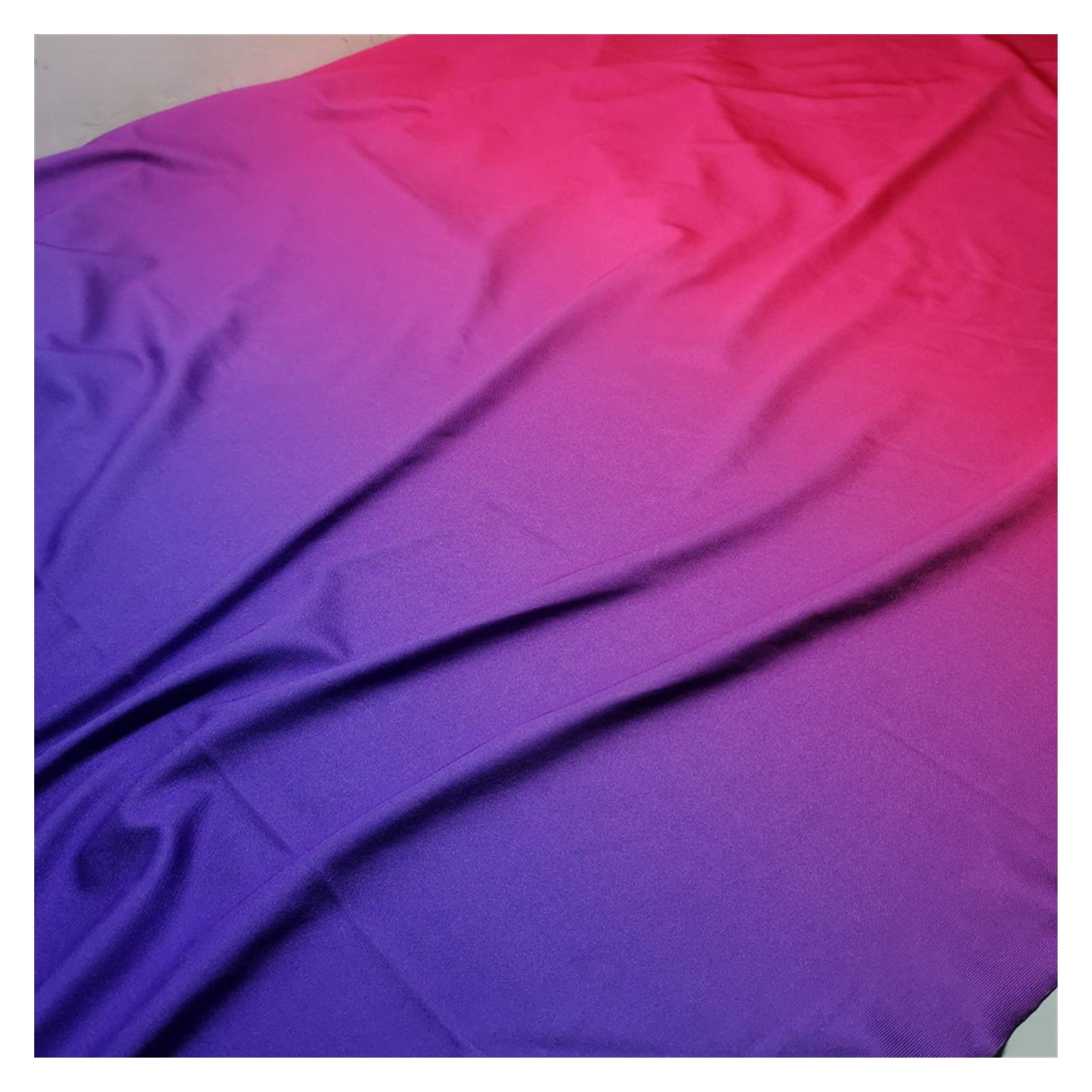 反物　生地　リメイク生地　桜　青×紫　グラデーション　柔らかい生地 反物 生地 リメイク生地 桜 青×紫 グラデーション 柔らかい生地