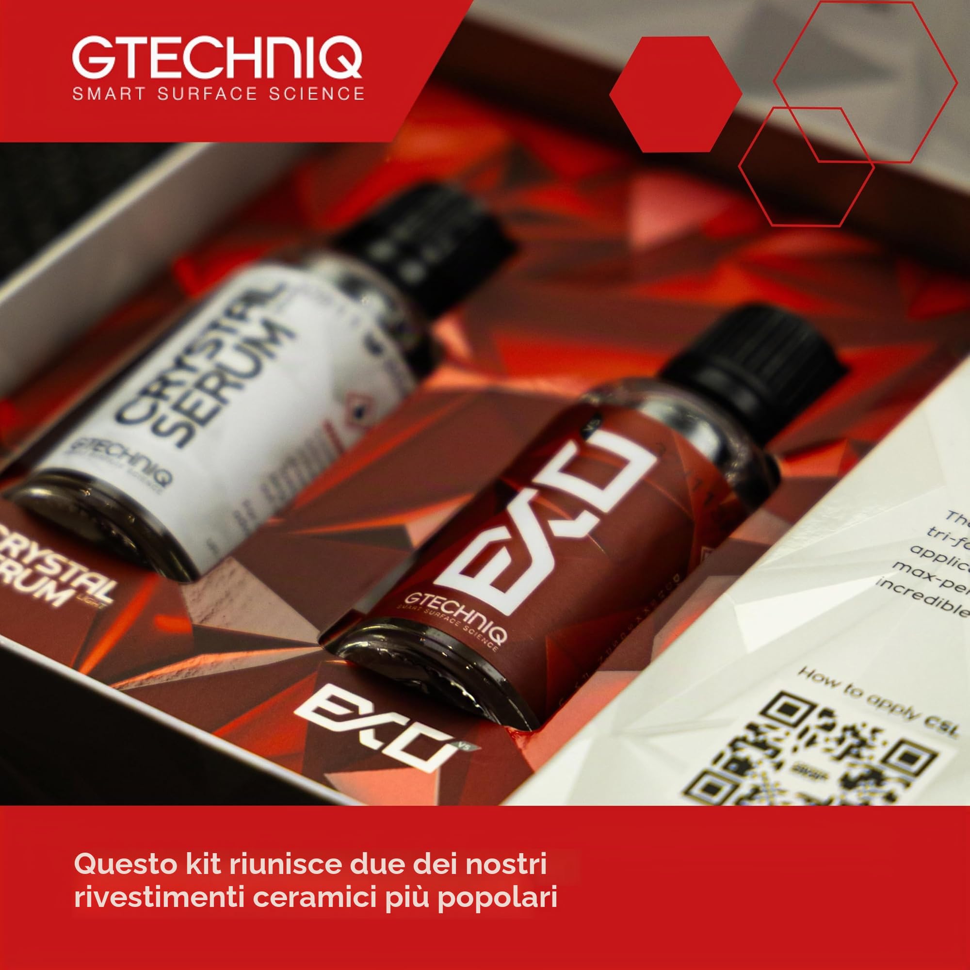 Gtechniq - Complete Ceramic Coating Kit - Crystal Serum Light - Exo V5-50ml