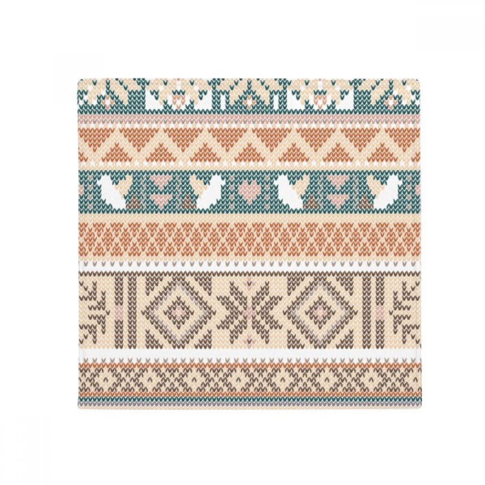 Tapis de sol géométrique haut de gamme 80x80cm, élégance et confort pour votre maison