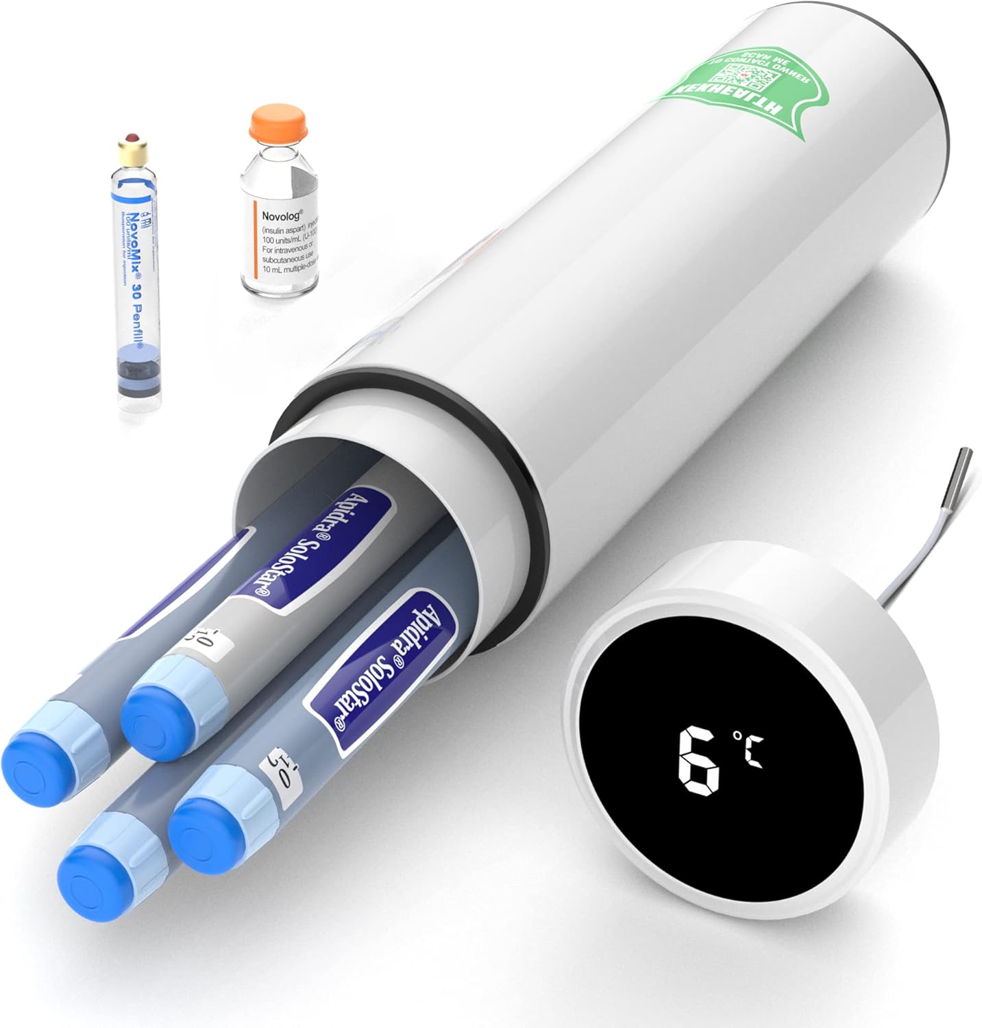 KEKHEALTH 60H 4 Insulin Cooler Travel Case,Diabetic Refrigerated