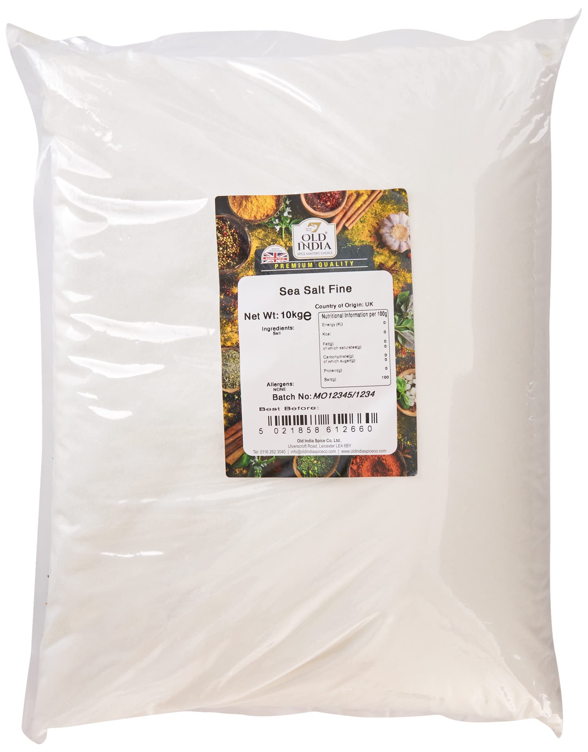 Old India Sea Salt Fine 10kg