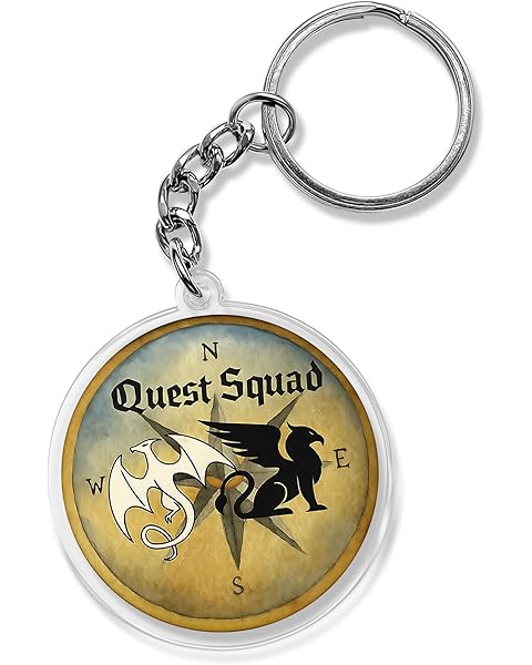 QUINNIAN ACOTAR Keychain 2 Inches Bookish Book Club Acrylic Material Keychains Key Ring Accessories