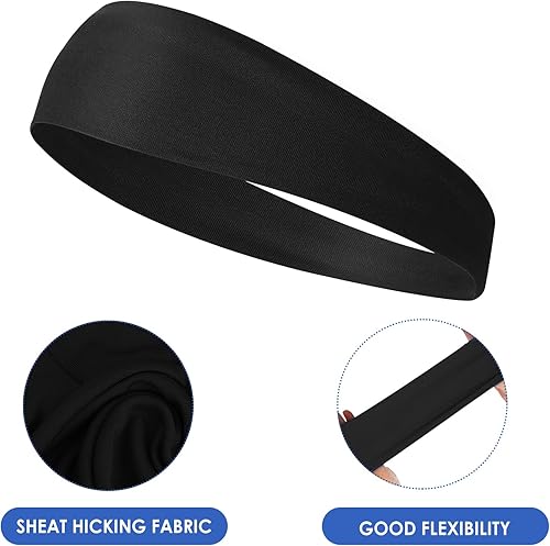Miniatura 3 de Diadema de fútbol, 2 unidades, bandas de sudor para fanáticos de los deportes, para jugadores de fútbol juveniles, diadema de enfriamiento, banda