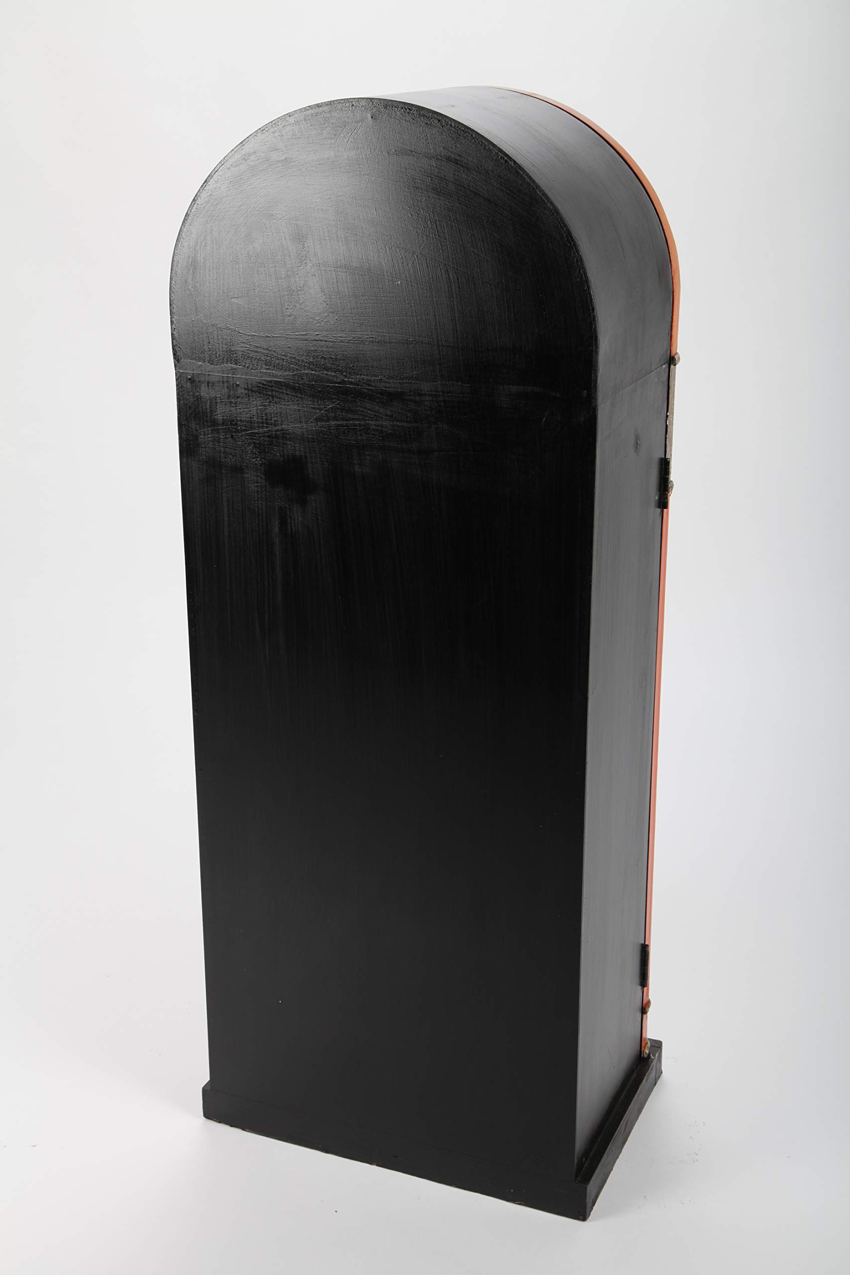 Armadio di design Jukebox retrò arancione/nero 88 cm