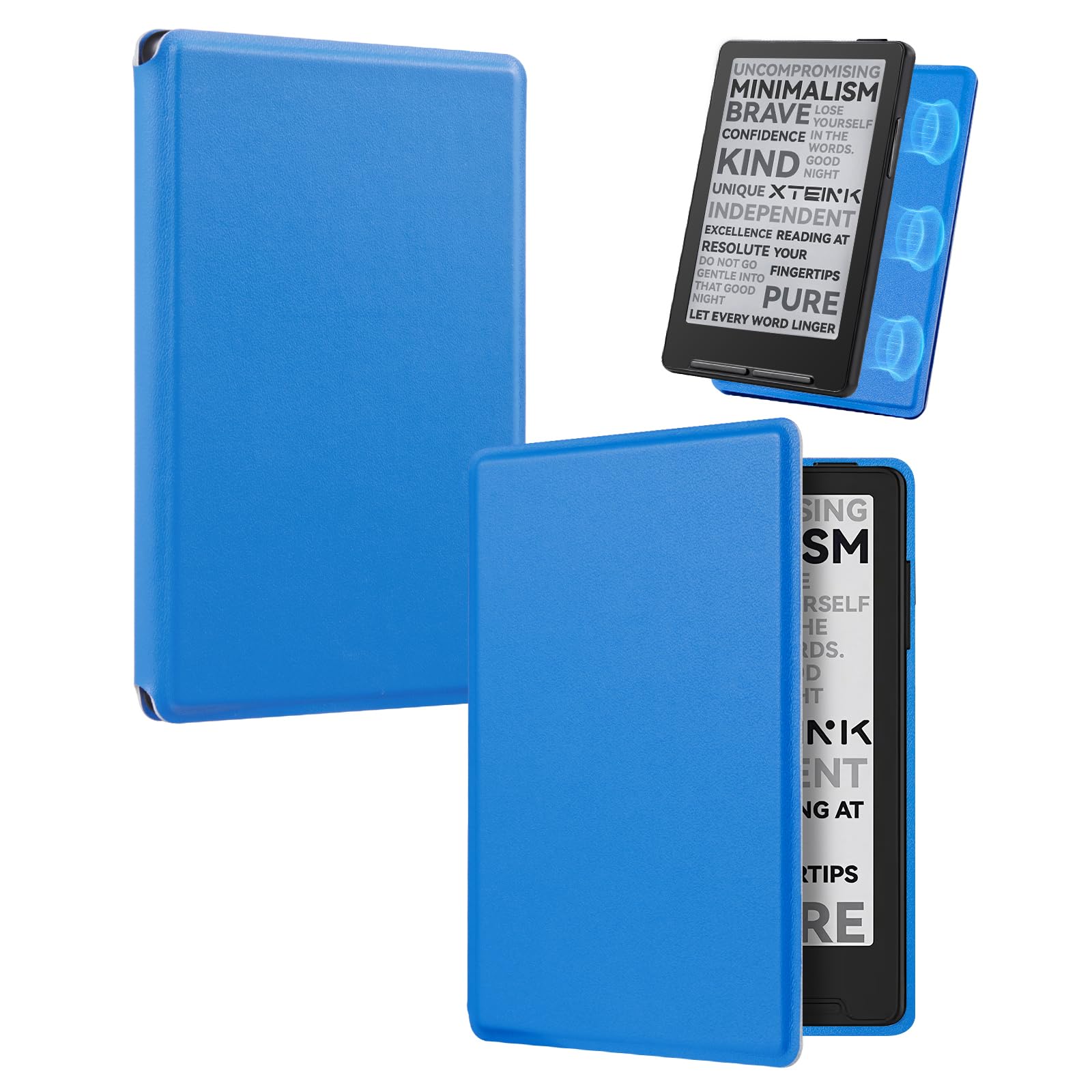 CoBak Magnetic Case for XTEINK X4, Ultra-Lightweight Protective Cover for Xteink X4 E-Reader, Secure Magnetic Attachment(Lake Blue)