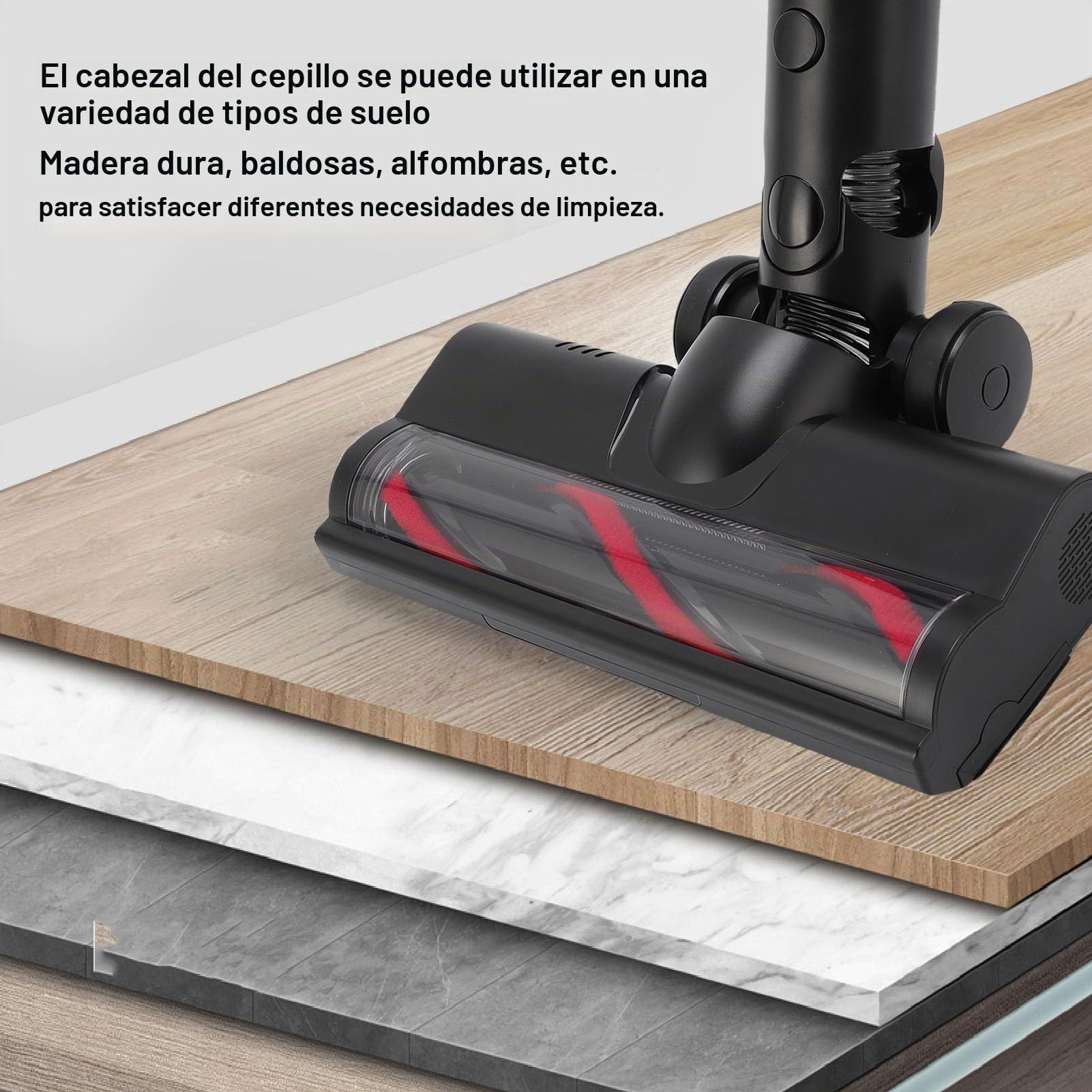 Reemplazo del Cabezal del Cepillo de la Aspiradora para un Diseño Eficiente y Versátil Diseño Flexible Rendimiento de 5 Estrellas para Hogares y Mascotas