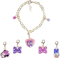 Vista 10 de LUV HER Conjunto de pulsera y joyería de disfraz para niñas con dijes de juguete y caja de regalo - Edades 3+