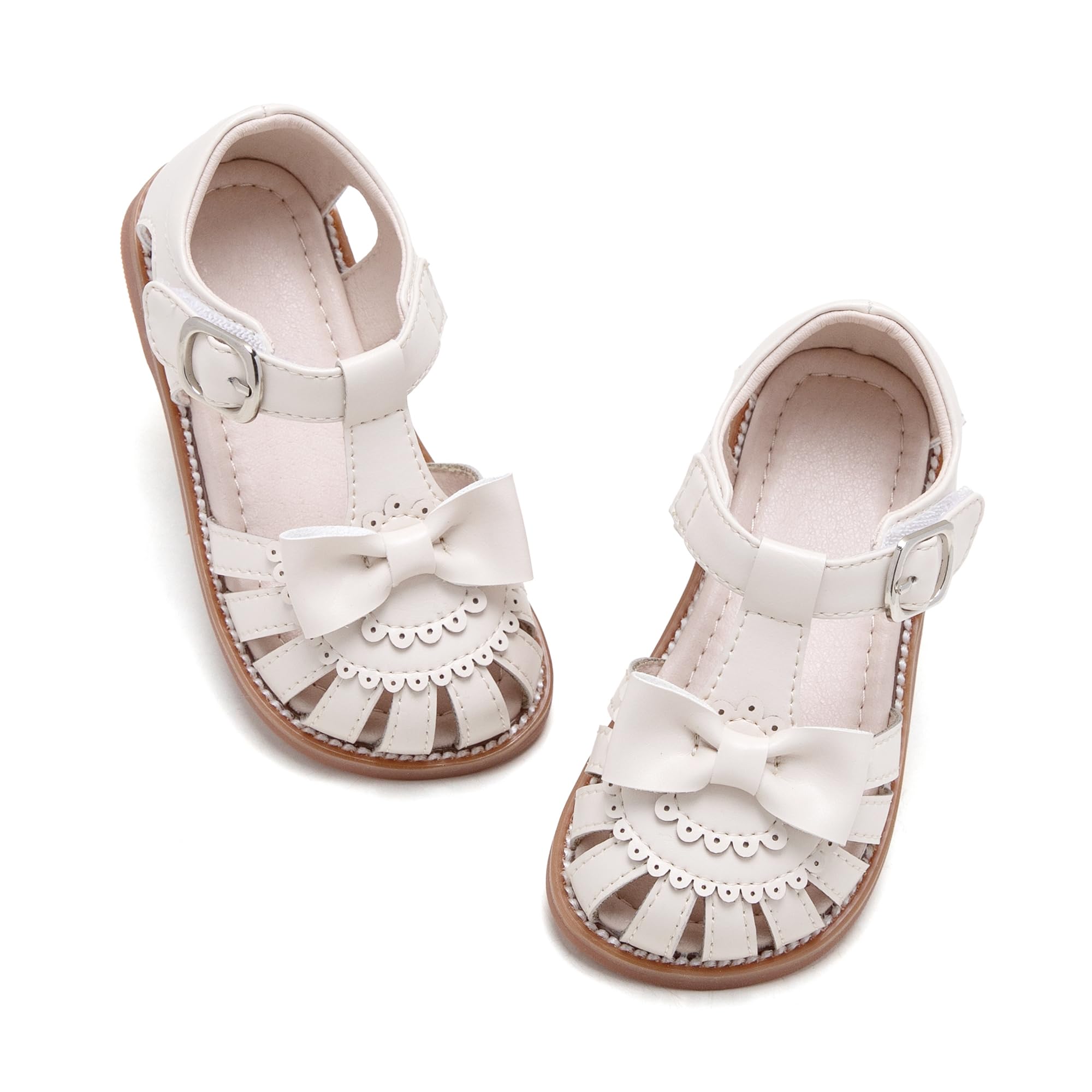 Kiderence Toddler Girls Sandals Little Girls Kids Summer Shoes Toddler Sandals