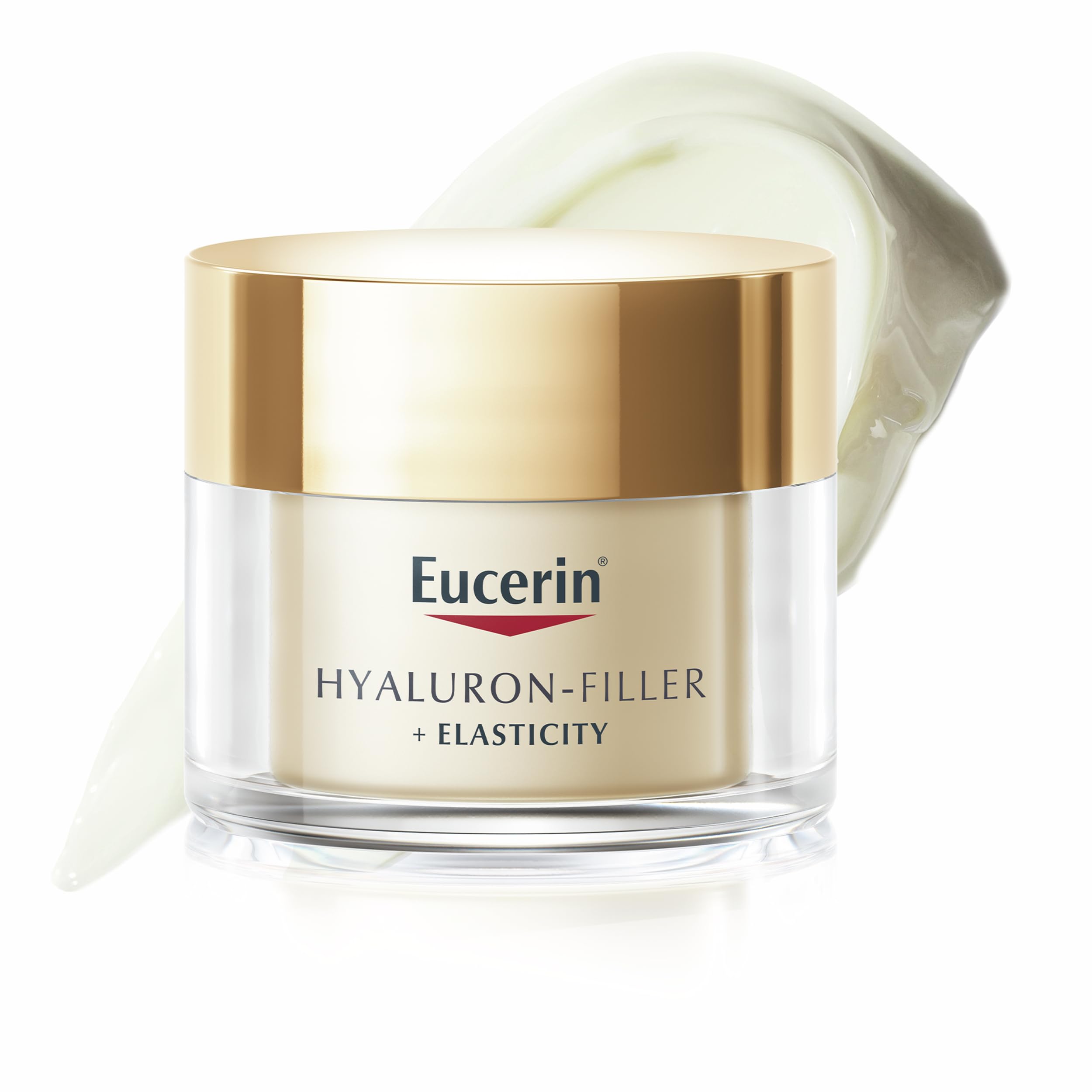 Eucerin Hyaluron-Filler + Elasticity Day Cream SPF 30 50 ml, Anti-Stain and Anti-Wrinkle Face Cream, Formula with Elasticising Hyaluronic Acid and Thiamidol for All Skin Types