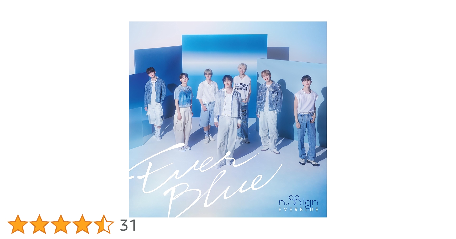 n.SSign EverBlueサイン入りCD n.SSign Japan 2nd Single『EVERBLUE』ジャケット写真公開！｜ n