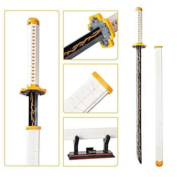 Sadie 剣セット Amazon.com: SATHIBI Zenitsu Demon Swords Building Set,39in