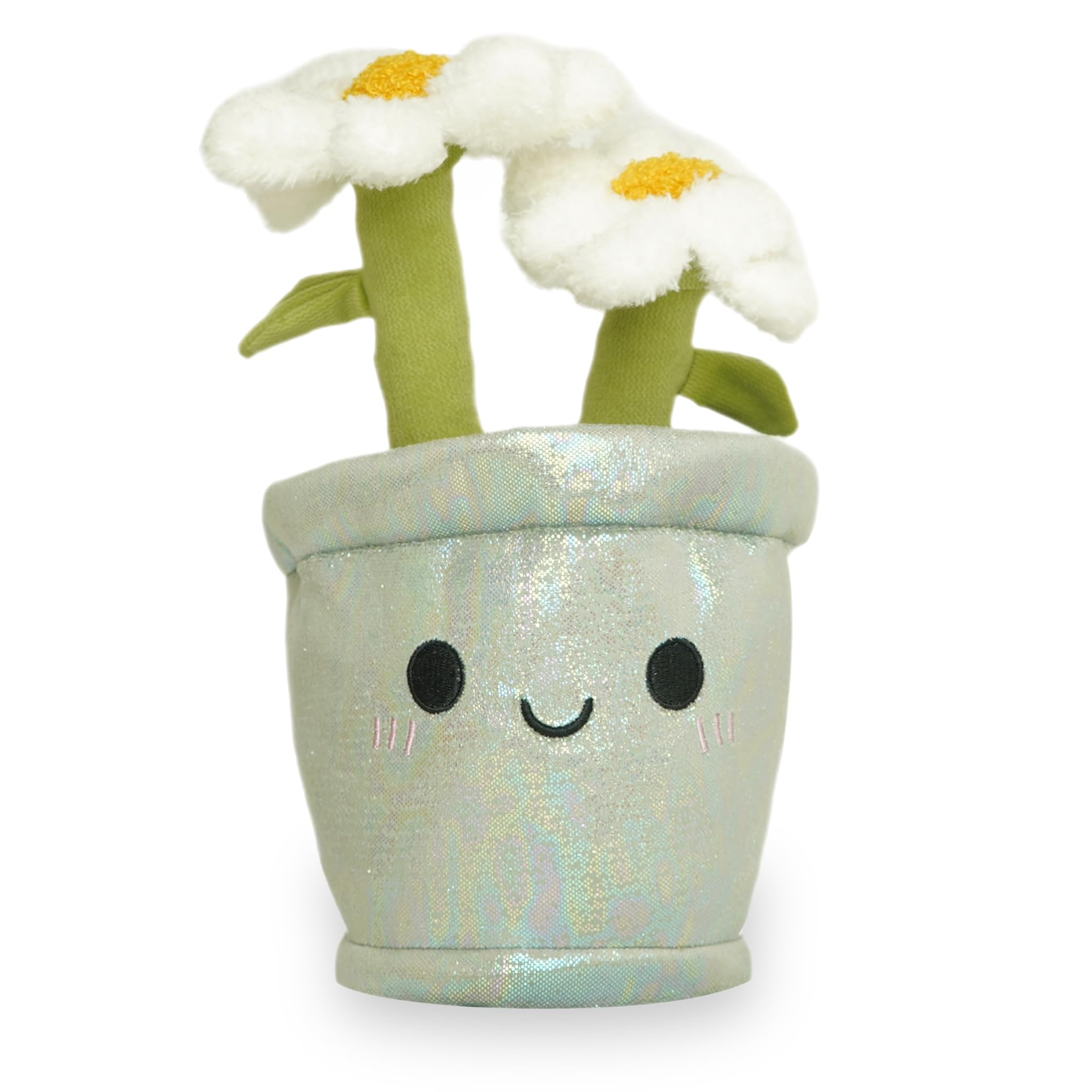 Deluxe Paws Daisy Plant Plush Toy Kawaii Plushie, 10" (Style Four)