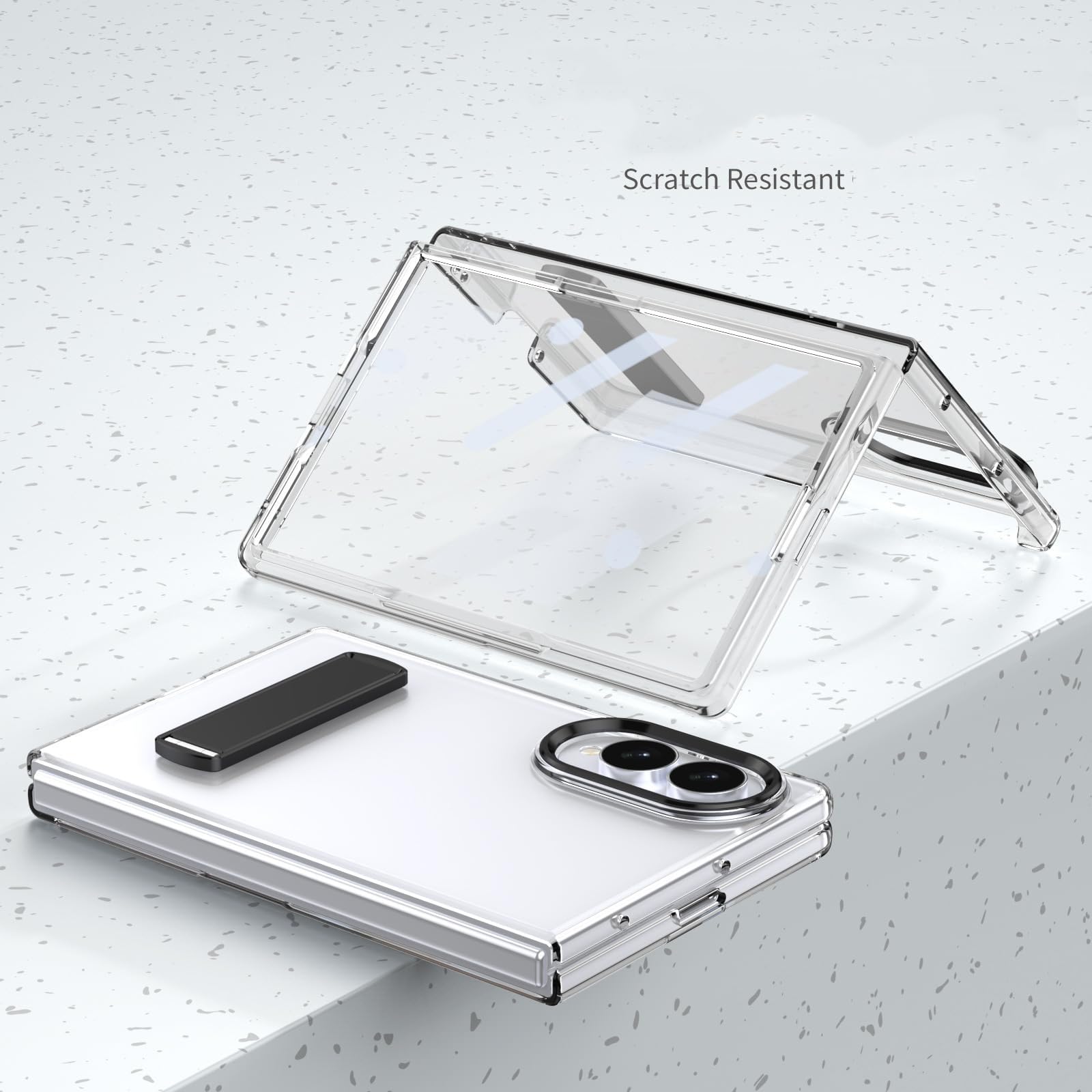 Custodia Per Samsung Galaxy Z Fold 8, Magnetico Trasparente Case