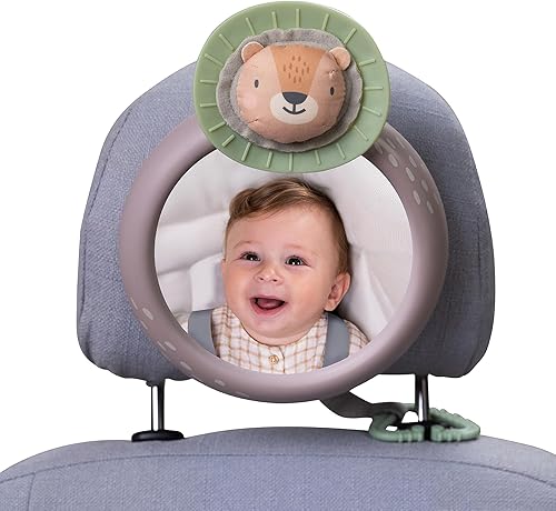 Taf Toys Espejo de coche para bebé. Estable, sin tambaleo, espejo trasero para asiento trasero para seguridad infantil, monitor de visión clara con
