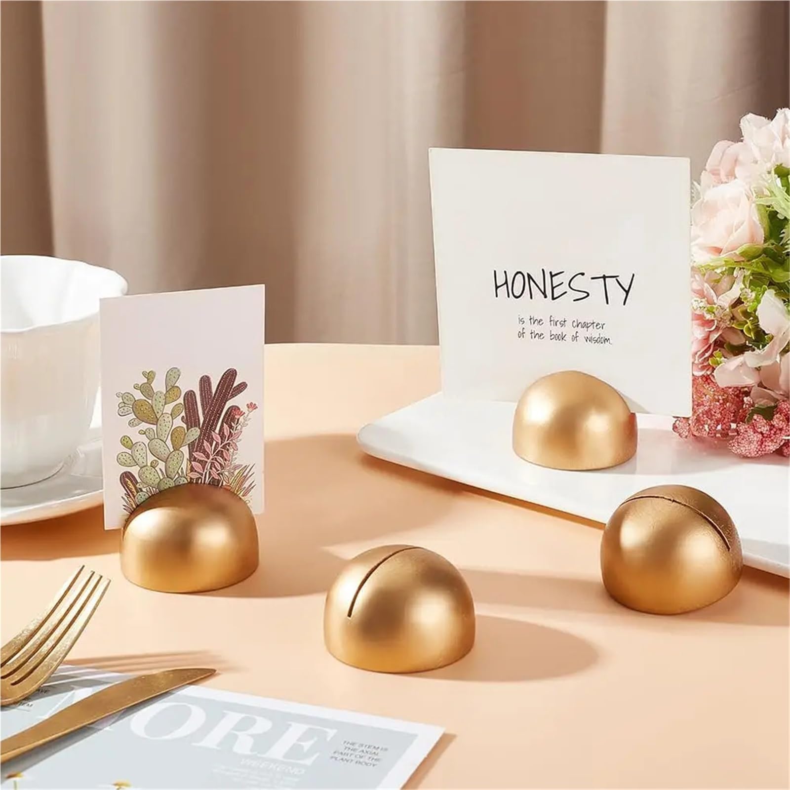 Porte-numéro de Table rond, 20 pièces, Clips réglage, présentoir nom mariage en bois, porte-cartes Place for décoration mémo Photo fête pour Menus, Numéros de Table