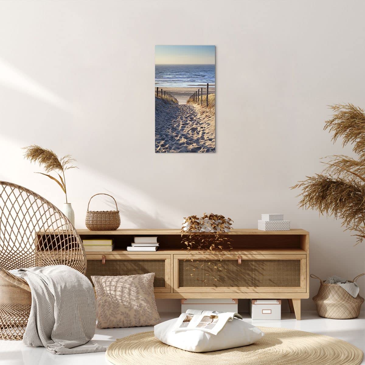 Póster Decorativo ARTTOR 61x91.5 Cm - Diseño Macro Hoja Con Gotas, Sin Marco, Papel Mate 200 G/m²