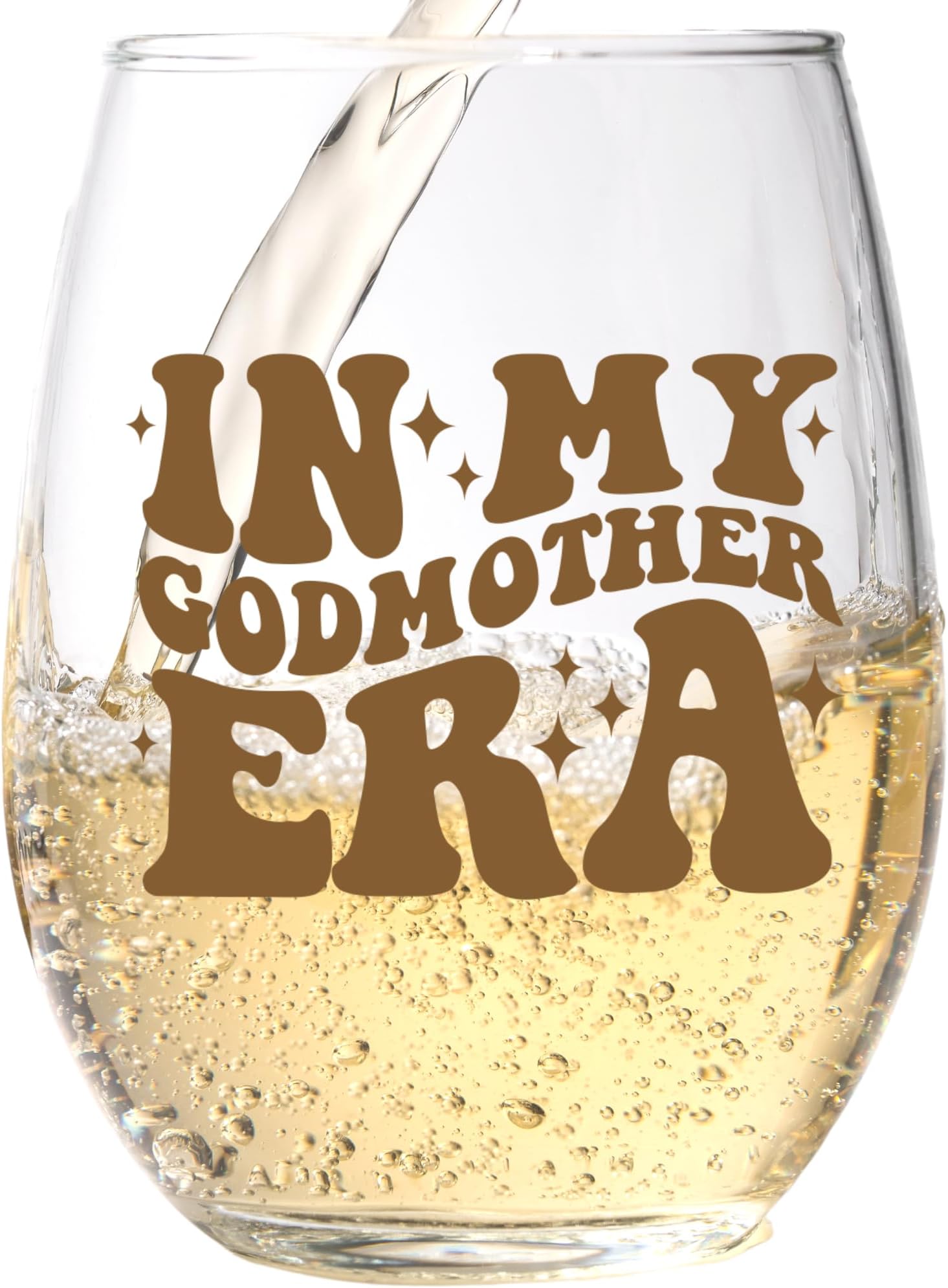 Glassicle In My Godmother Era Wine Glass - Godmother Proposal Gift for Women - Will You Be My Godmother Gifts - Great gift for Mothers day, Christmas, Birthday