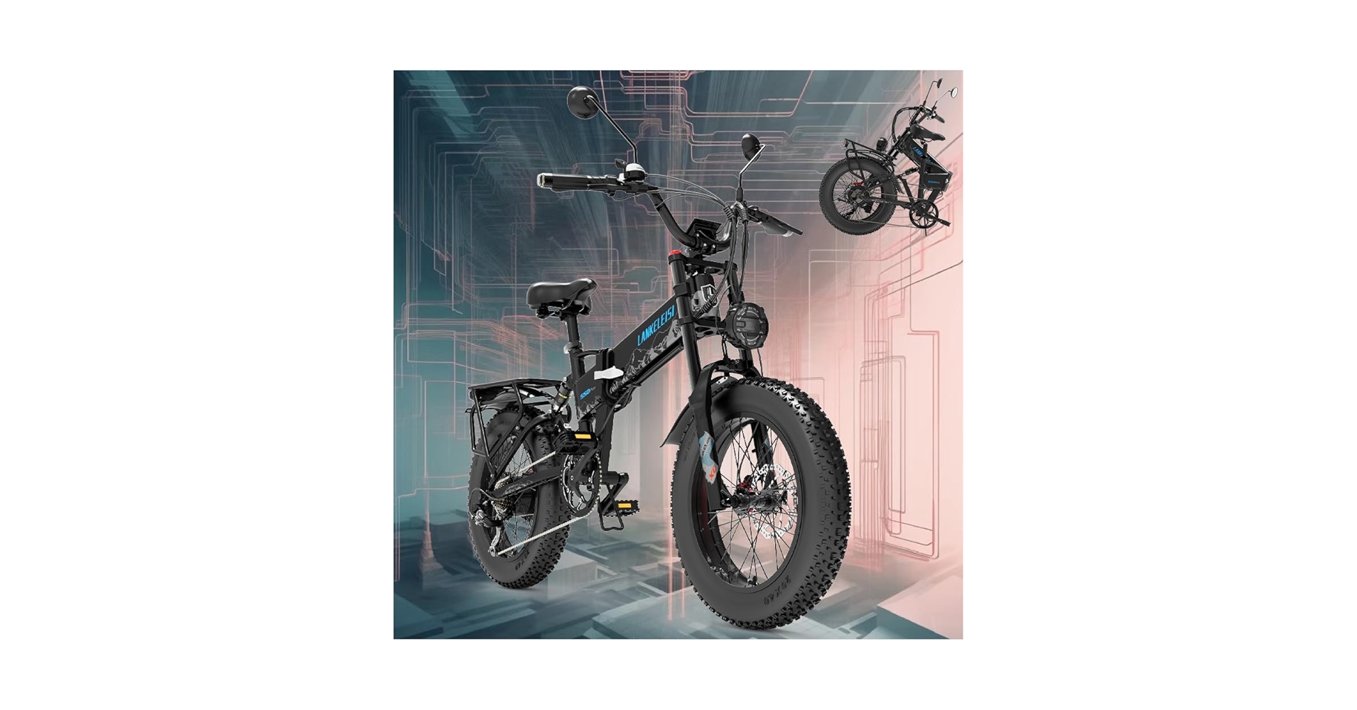 Amazon | 【新登場】モペット 自転車 アクセル付き フル電動