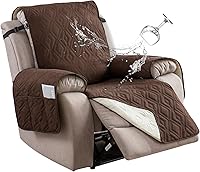 Vista 30 de Genina Funda impermeable para sofá reclinable de 3 asientos, funda de sofá reclinable, funda antideslizante para sofá reclinable, protector