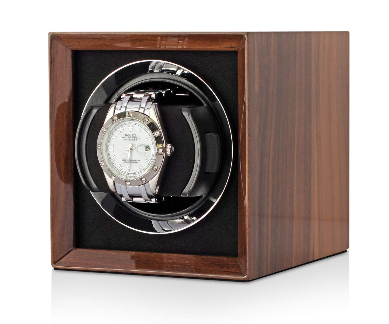 Buy Compact Single Watch Winder Box for Winding 1 Automatic Watch with