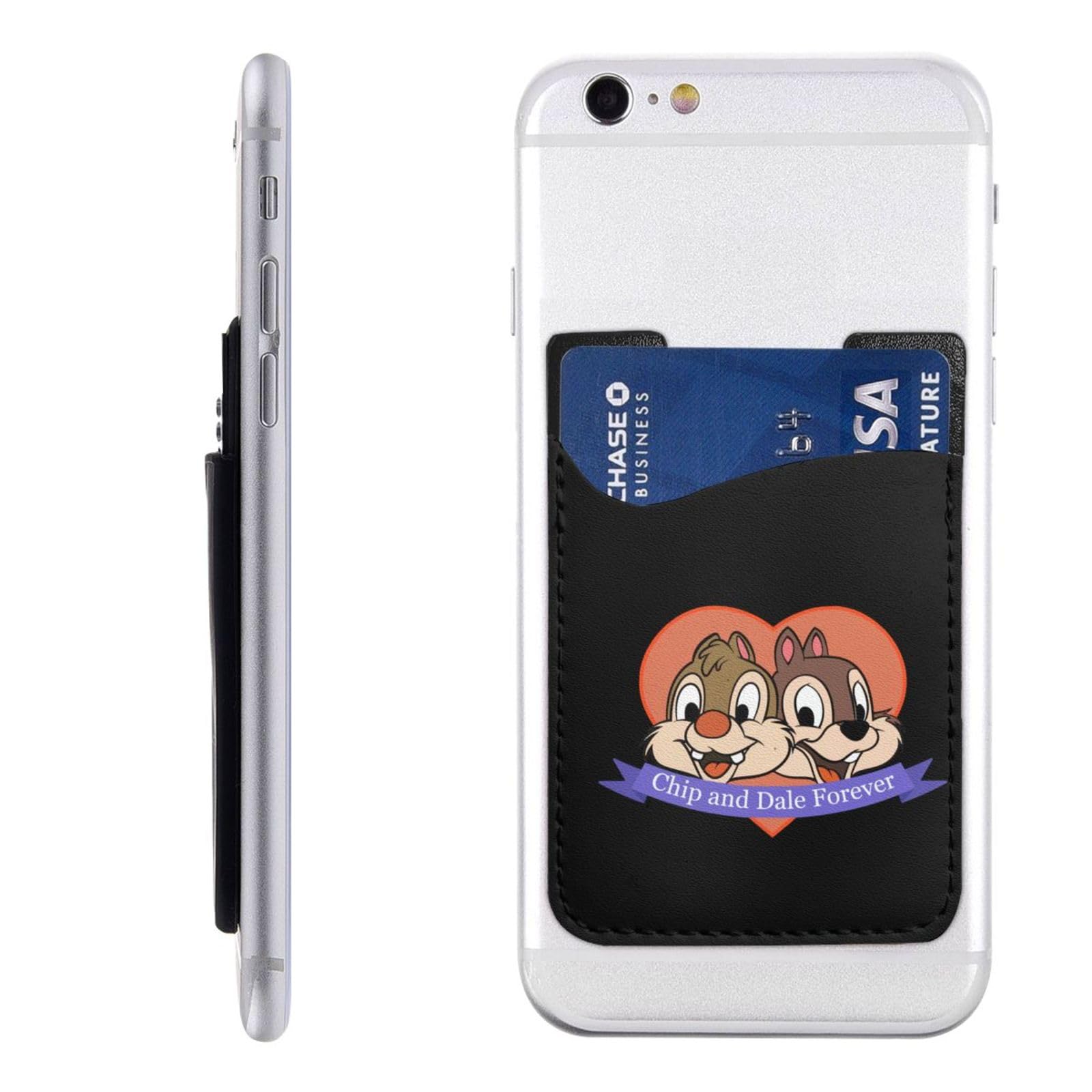Amazon.co.jp: スマホ チップとデール 手帳型カード入れ カード