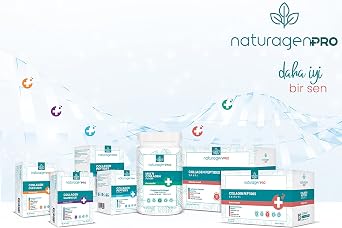 Naturagen Pro Collagen (Collagen) Beauty 30-Piece Sachet Green Apple Flavored (Type 1&Type3-8,000 mg Hydrolyzed Collagen)