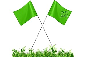 Marking Flags Set - Vibrant Lawn Markers for Enhanced Visibility