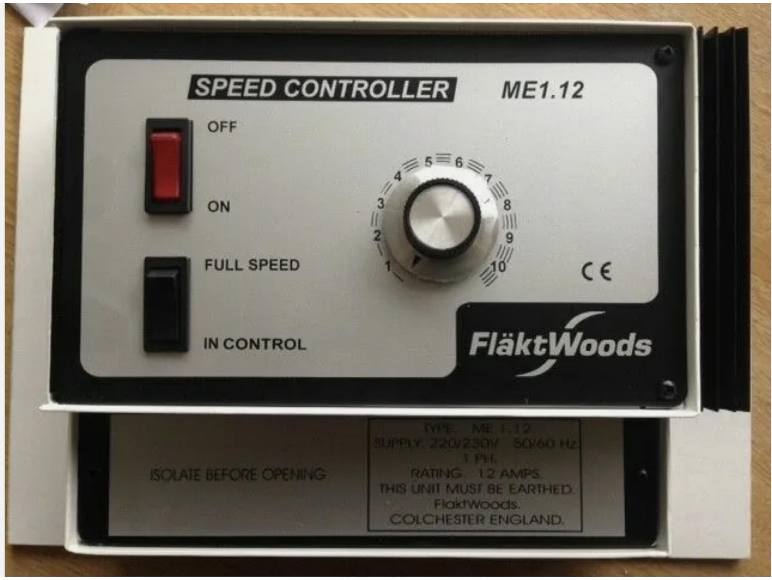 Red Rocker Switch 16A Flakt Woods Fan Speed Controller ME 1.1 ME 1.3 ME 1.6 ME 1.12 Canopy Controller Switch - Image 4