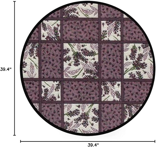 Miniatura 3 de AHAFEI Round mat Non Slip Gym Play Mat Patchwork PatternCrawling Mat Large Diameter Foldable Soft and Washable Toys Storage Organizer