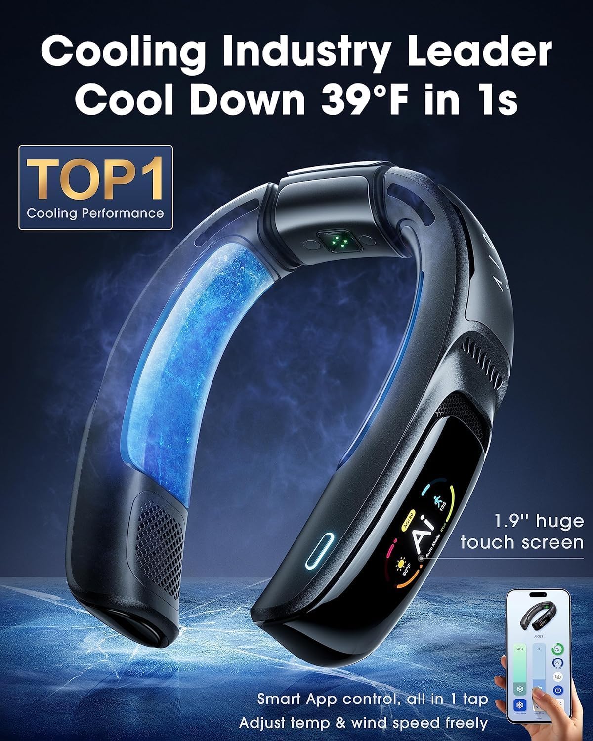 Amazon.com: RANVOO No.1 Cooling A/C AICE 3 AI Neck Air