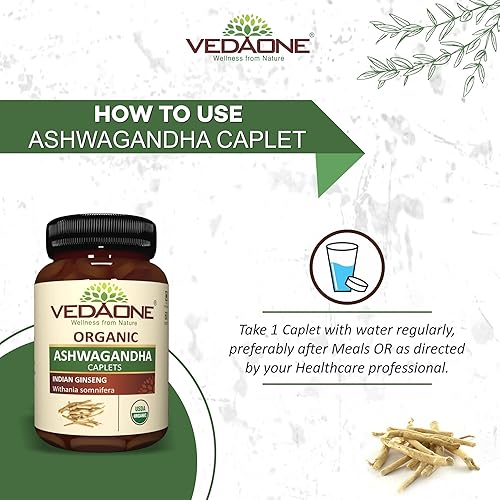 Miniatura 6 de Comprimido de Ashwagandha orgánico - 750mg cada 60 cápsulas (suministro de 1 mes)