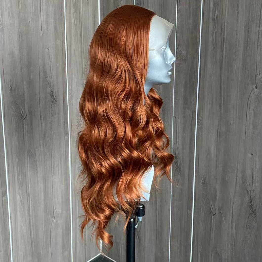 RONGDUOYI Neon Green Wigs for Women Free Part Synthetic Lace Front Wig Ombre Color Black and Green Wigs Glueless Natural Hairline Daily Use Cosplay Wig