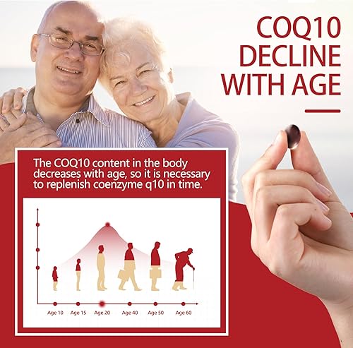 Miniatura 7 de DRFOSTER Coq10 Ubiquinol 200mg, cápsulas blandas Coq10 200mg, Ubiquinol de máxima absorción con vitamina E y PQQ y pimienta negra, potente