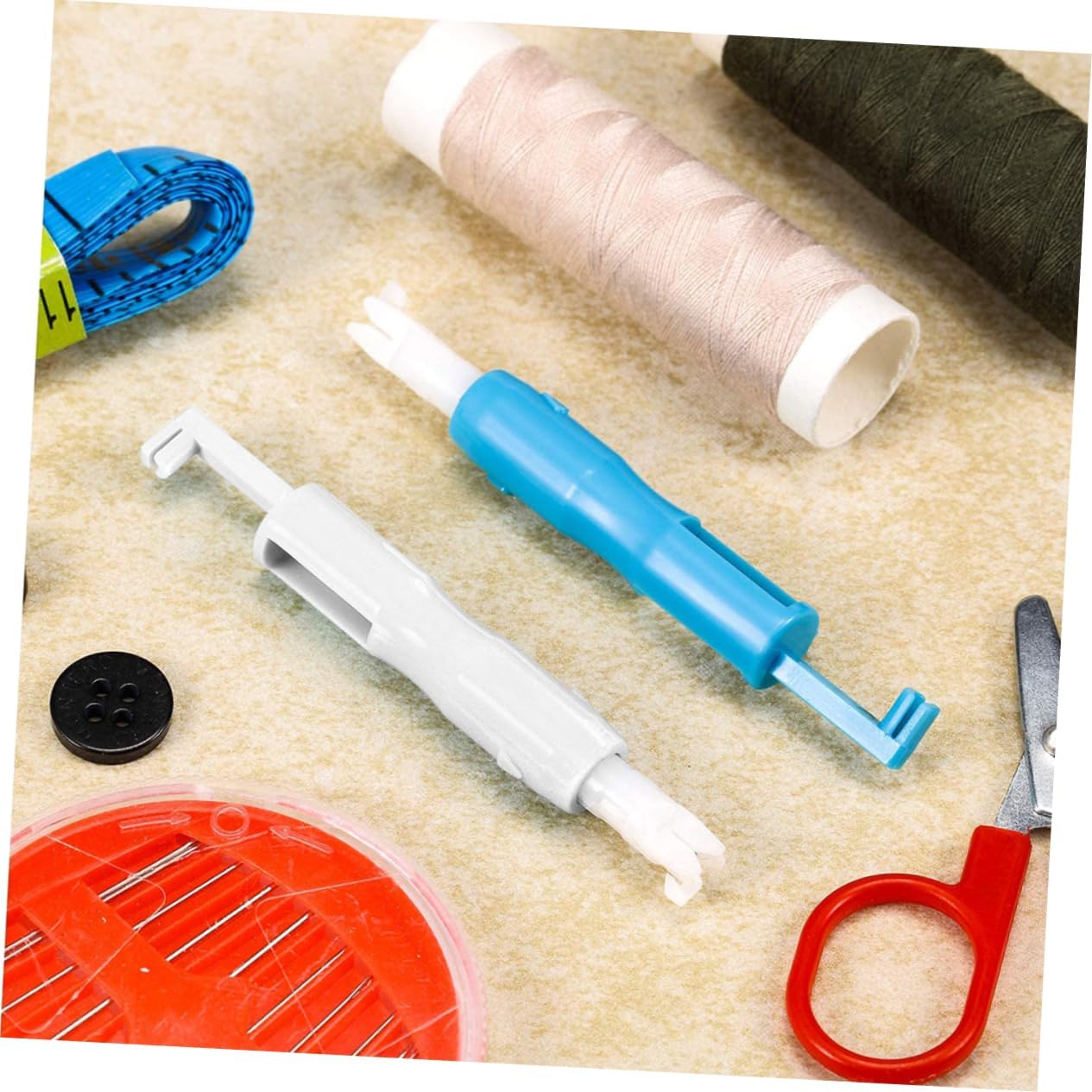 4pcs Plastic Needle Threaders for Sewing Machine Home Stitching Tool image 5