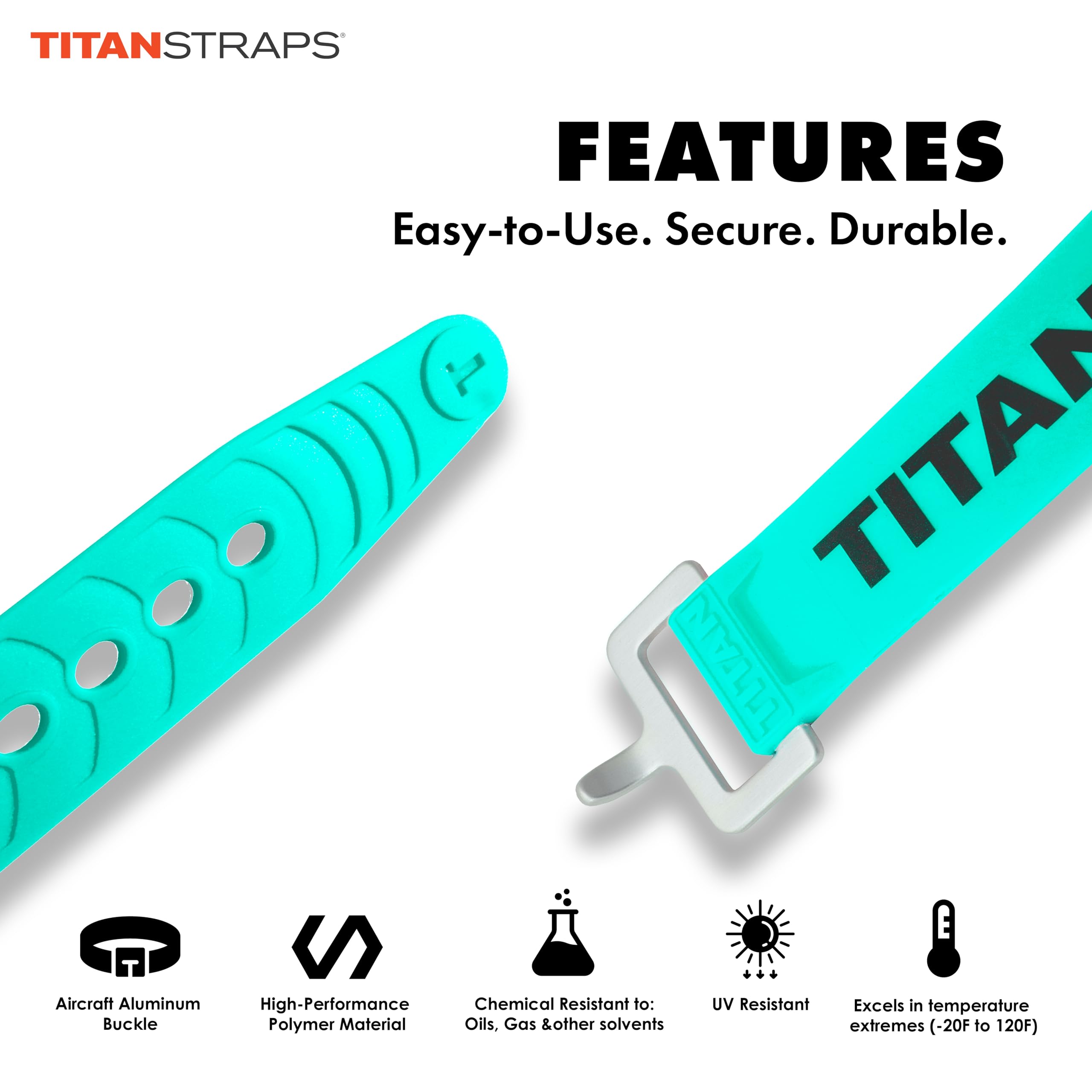 Titan Utility Straps - Secure Bikes, Gear & More -3