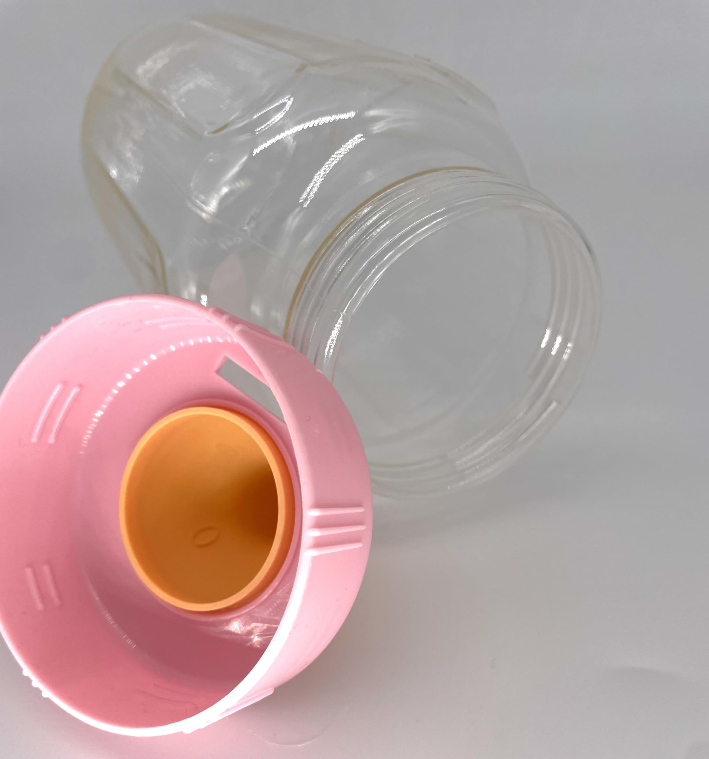 Grande biberon rosa per baby shower gioco baby shower riempire con monete, dolci e regali