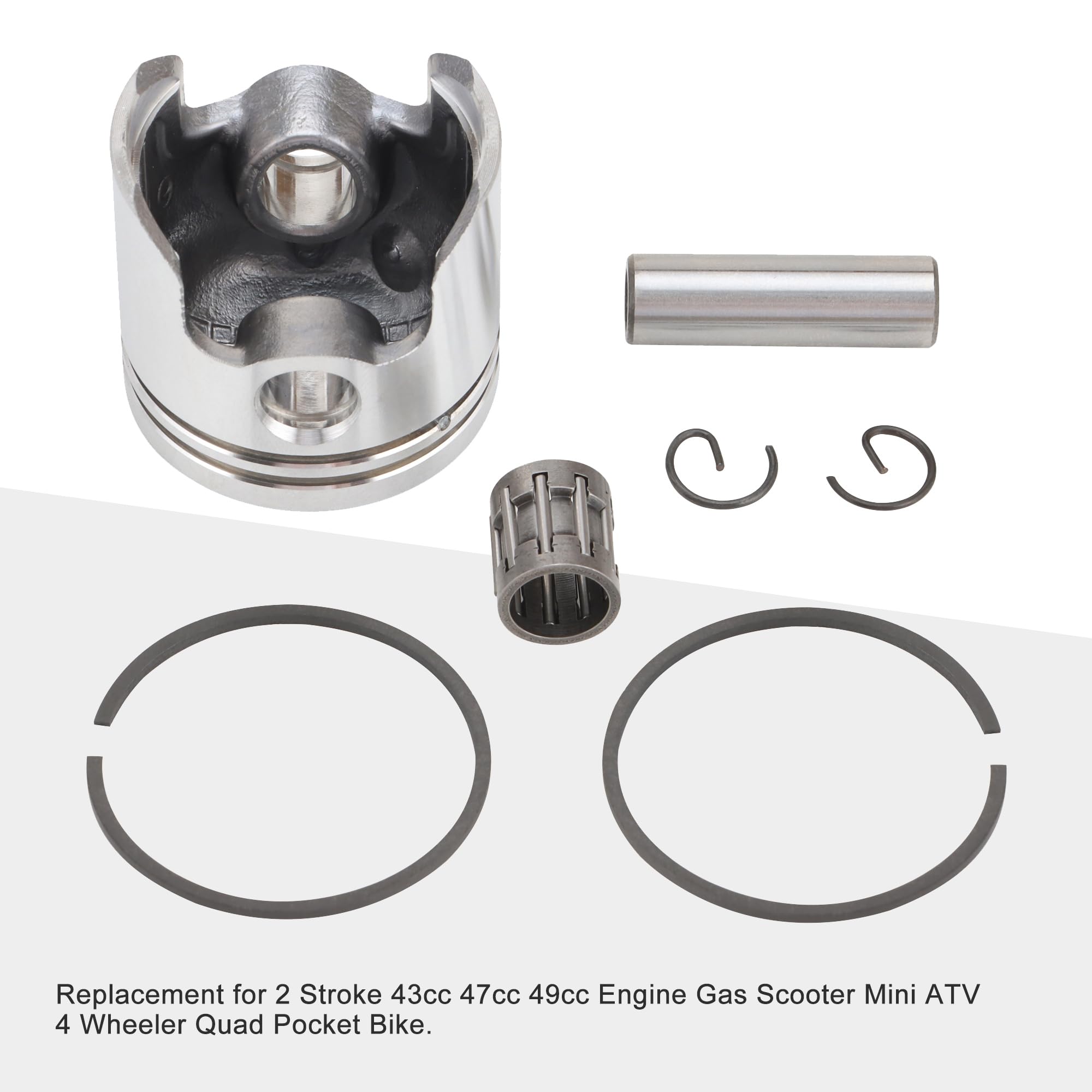 GOOFIT 40mm 405 Bore Kit Completo de Cilindro con pistón reemplazo para 2 Tiempos 43cc 47cc Gas Scooter Pocket Bike Mini