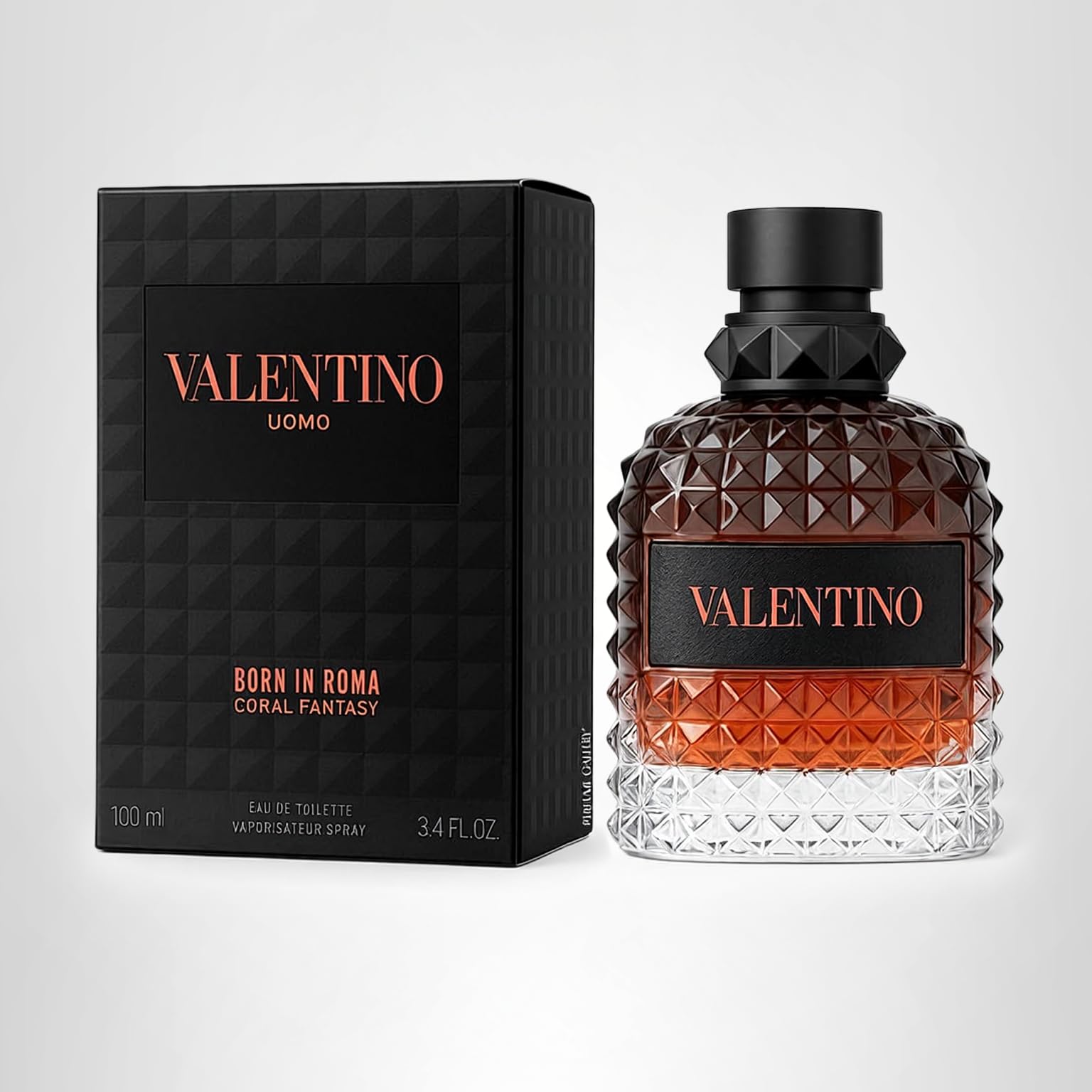 Amazon.com : Valentino Uomo Born in Roma Coral Fantasy for Men 3.4