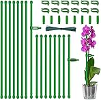 Plant Stakes,18Inch & 11Inch Plant Support Stakes,HAINANSTRY Adjustable Length Garden Stakes,Plant Stakes for Indoor and Outdoor Plants,Tomatoes/Beans/Orchid/Vegetable Stakes for Garden