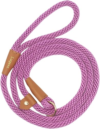 Miniatura 12 de Correa antideslizante para mascotas, correas deslizantes de 6 pies para perros, combo de collar de plomo para perros Negro -,azul (Airy