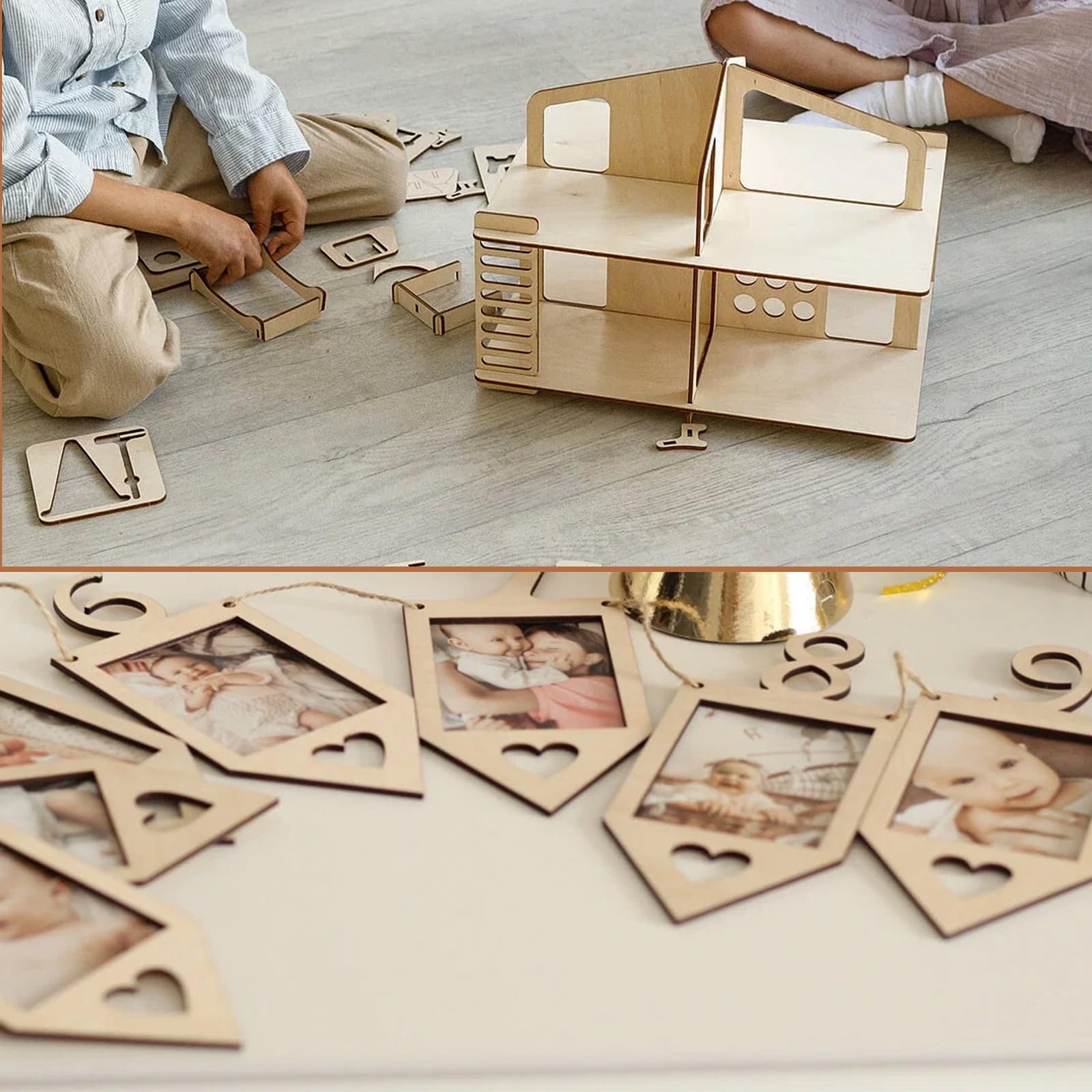 YAYODS 15 placas de madera de densidad media A3 de 3 mm, 420 x 300 x 3 mm, para manualidades, placa de madera blanca para láser, enrutador CNC, modelado, calado, sierra de marquetería