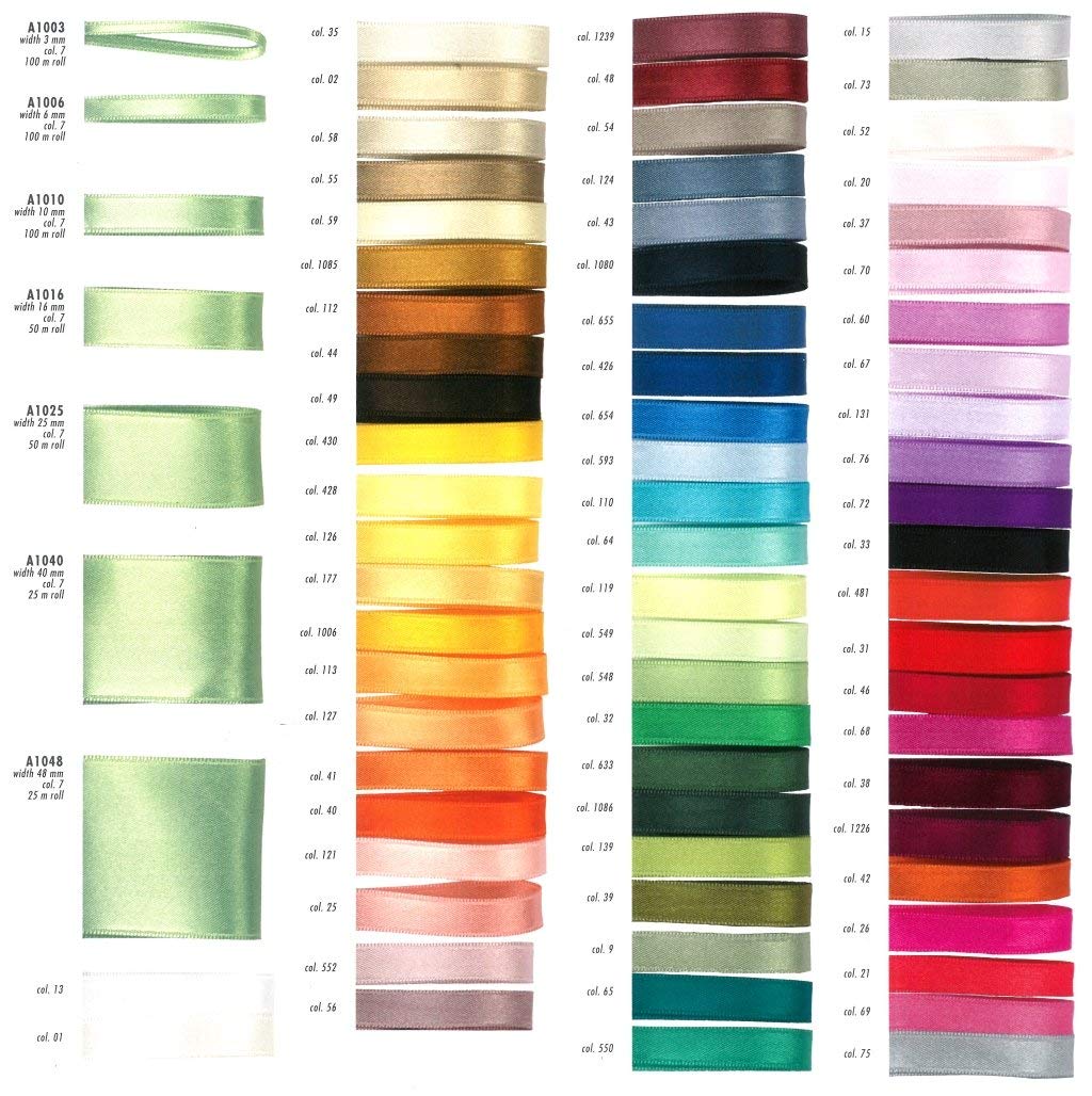 Furlanis Ribbon, Satin, Cinnamon, 25 mm x 50 m