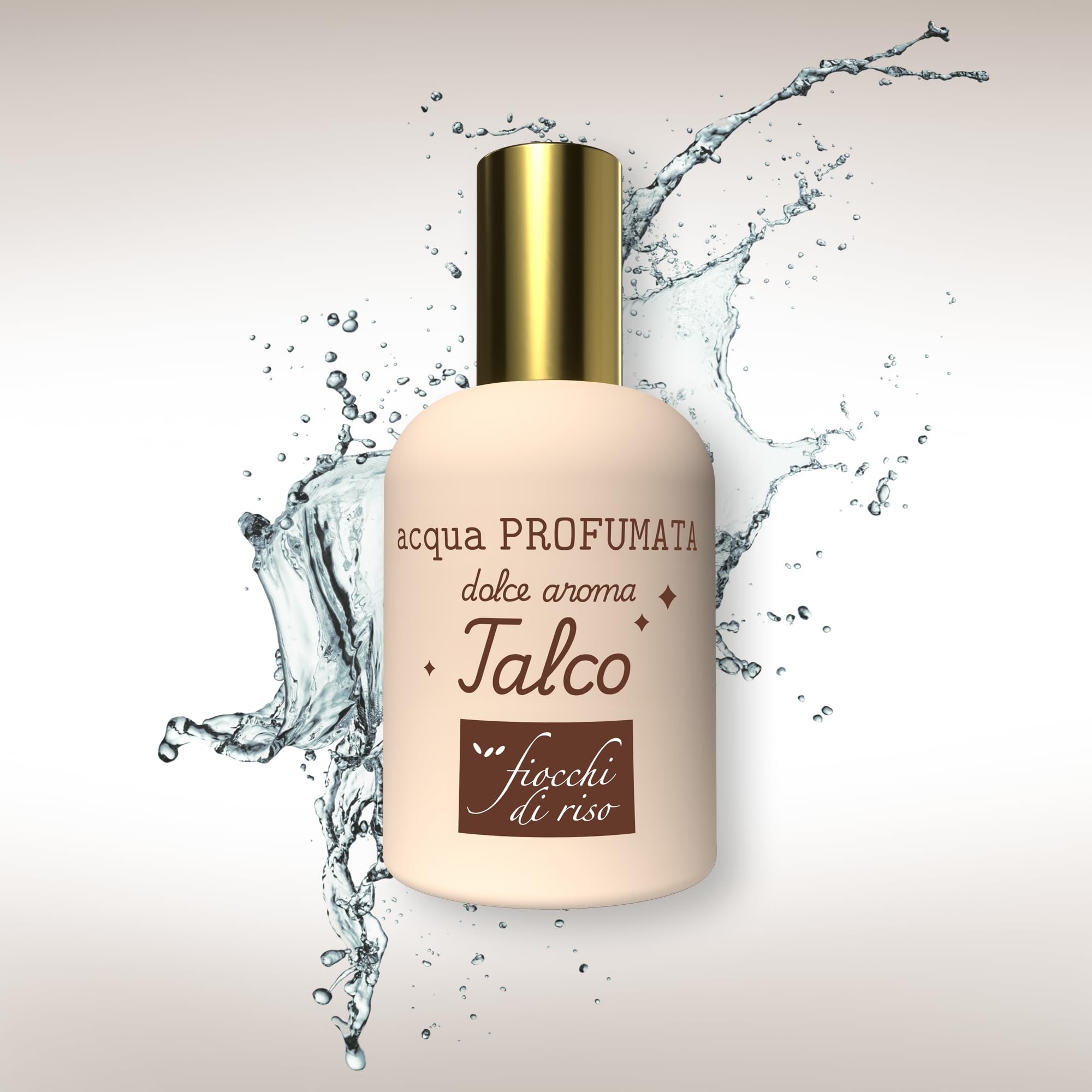 Fiocchi di Riso - Acqua Profumata TALCO - 50ml - COLONIA - Dona alla cute una delicata profumazione