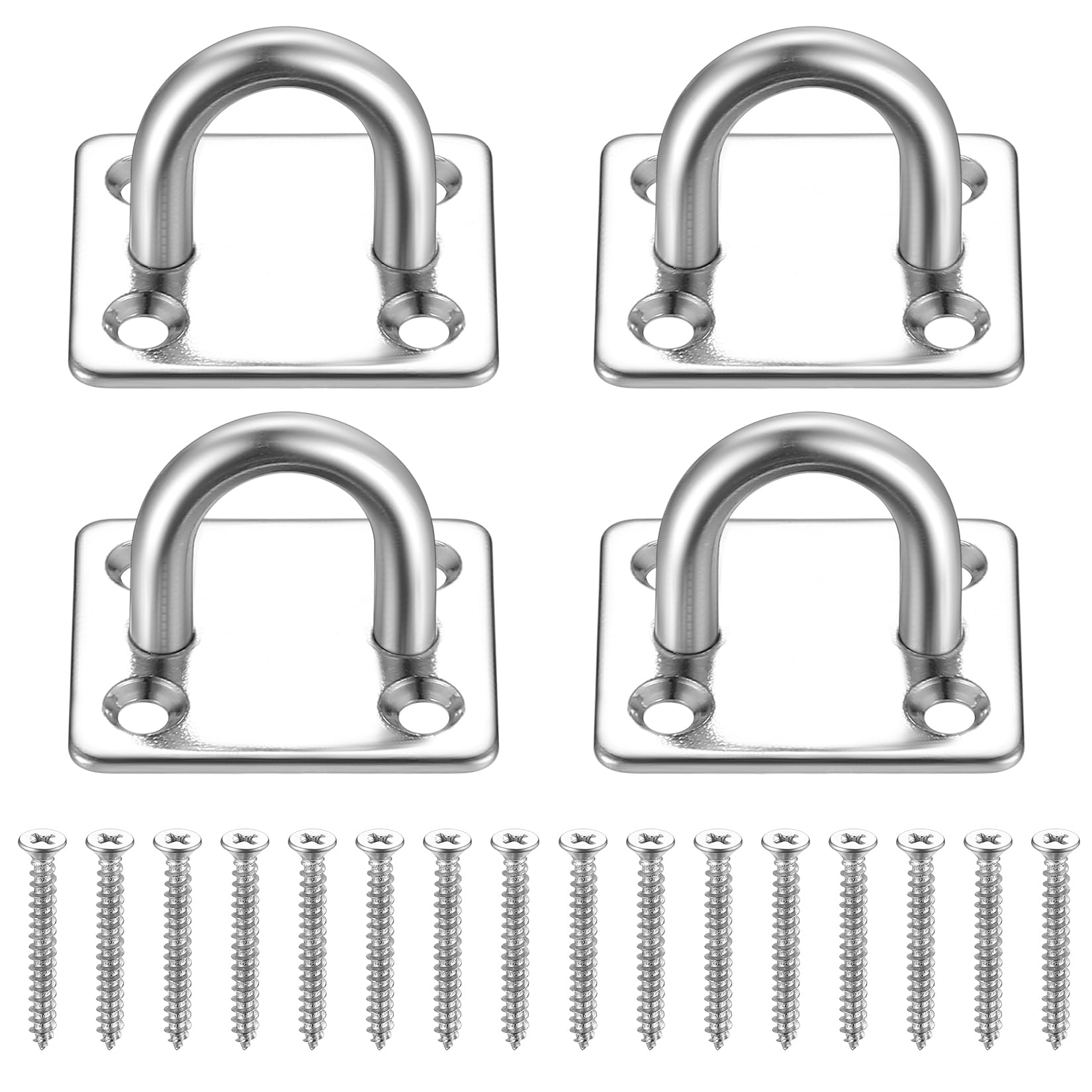 Gancio Soffitto In Acciaio Inox - Portata 450 Kg - Per Sacco Da Boxe, Amaca, Altalena, Yoga Aereo