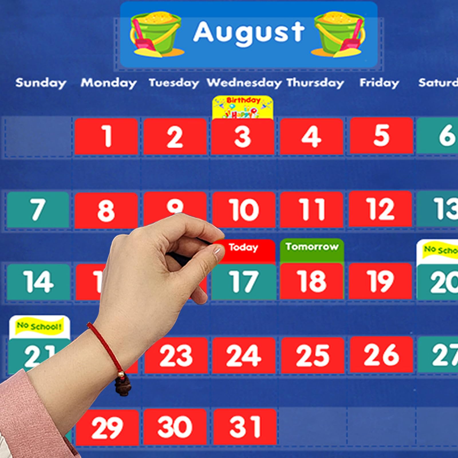 Agenda tascabile per bambini dai 3 anni in su, lavagna tascabile, materiale didattico per contare matematica e appuntamenti
