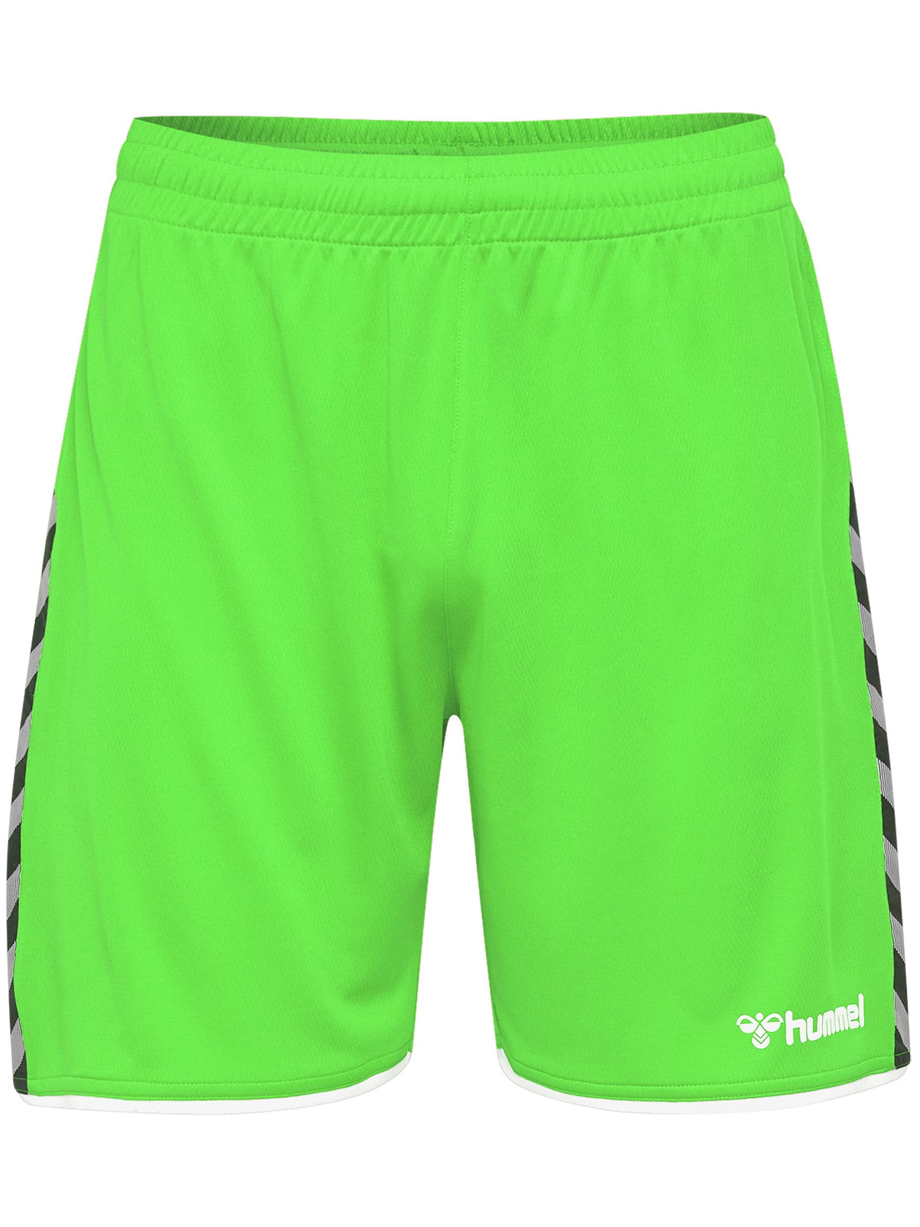 Hummel® Men's Hmlauthentic Polyester Shorts, green gecko, XXL