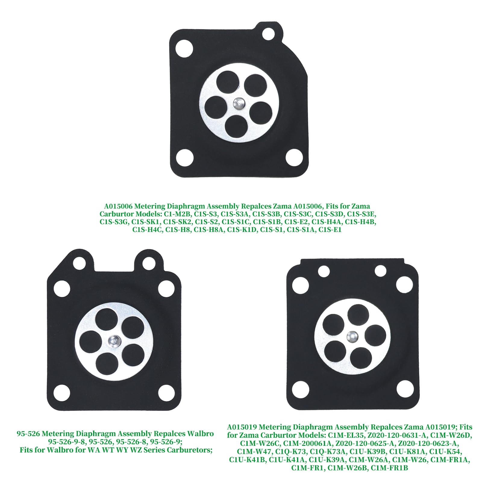 Per 95 526 9 Motosega Carburatore Misuratore Carb Diaframma - Foto 9