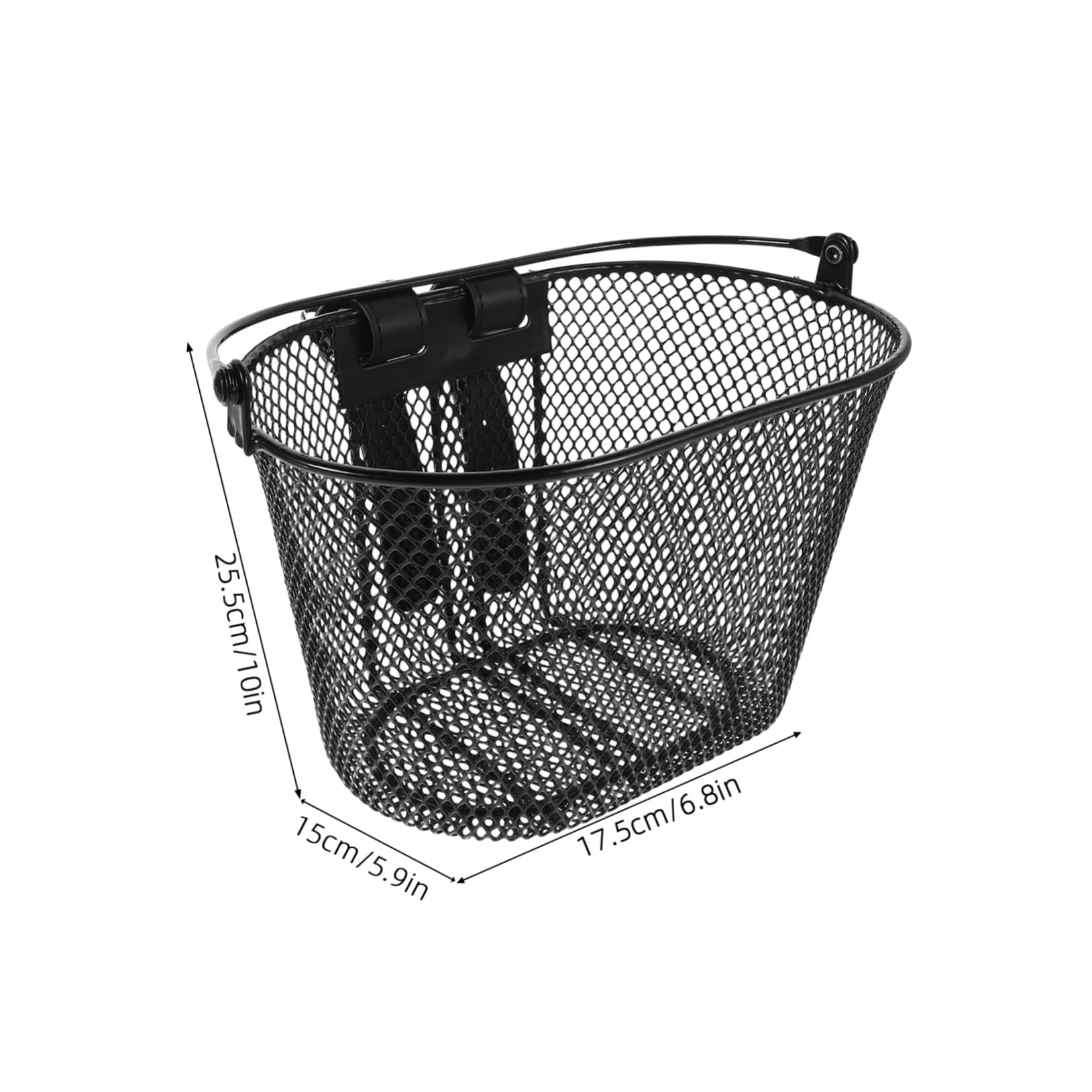 Abaodam Metal Wire Carry Handle Bike Basket for Boys and Friendly Accessory for Mountain and Tricycles Easy Installation and Smooth Finish